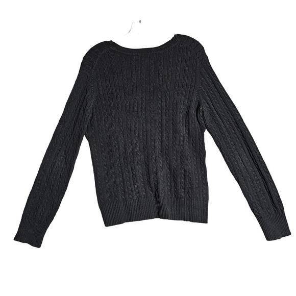 Merona Black Sweater XL - Picture 2 of 4